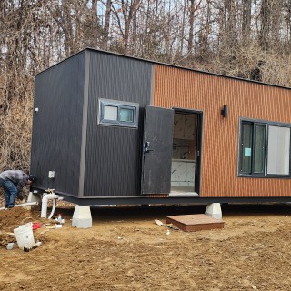 체류형쉼터 봉화3인용 설치공사